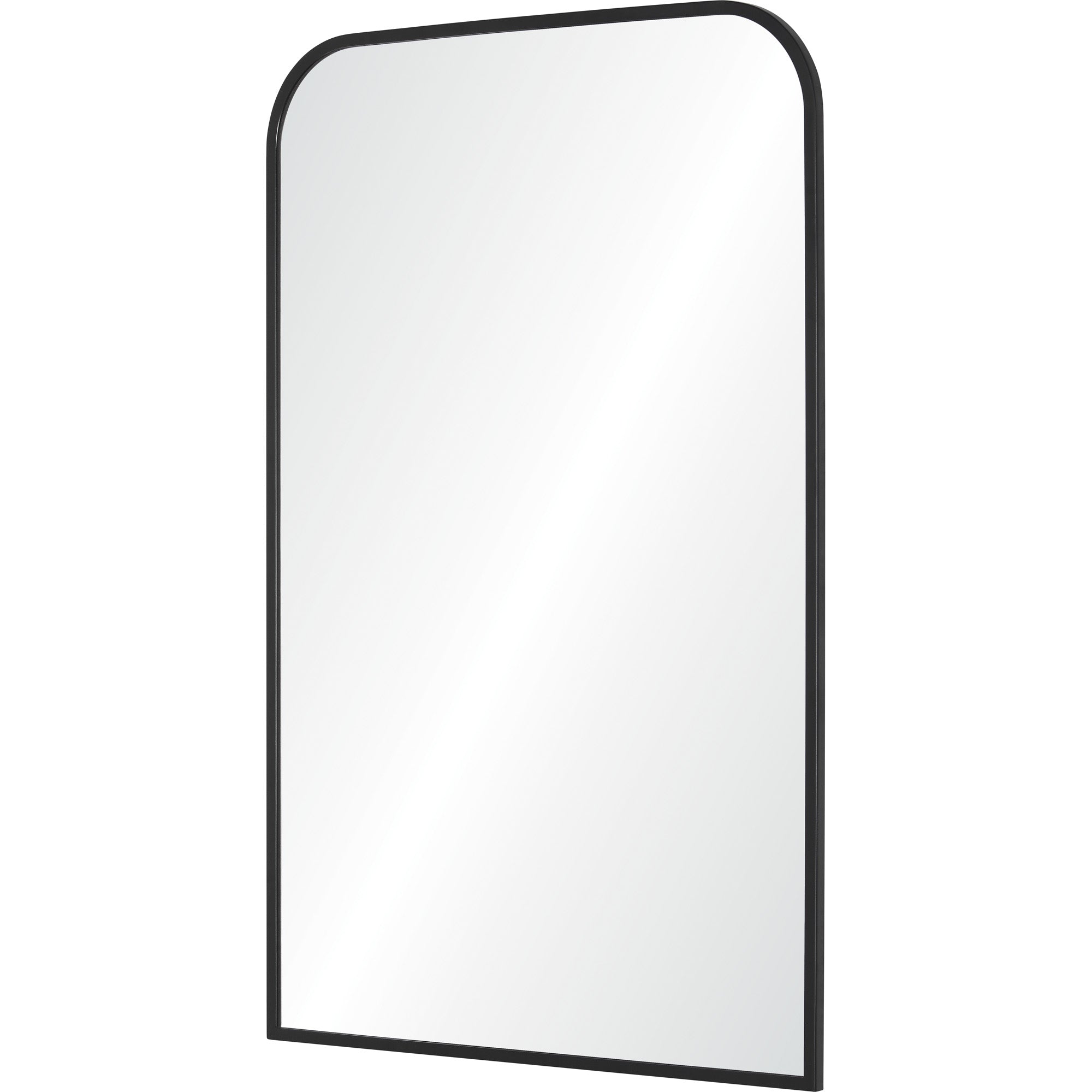 Renwil Jackline 36" Tall Rectangle Wall Mirror - Black