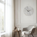 Renwil Dayton Wall Clock - Honed White