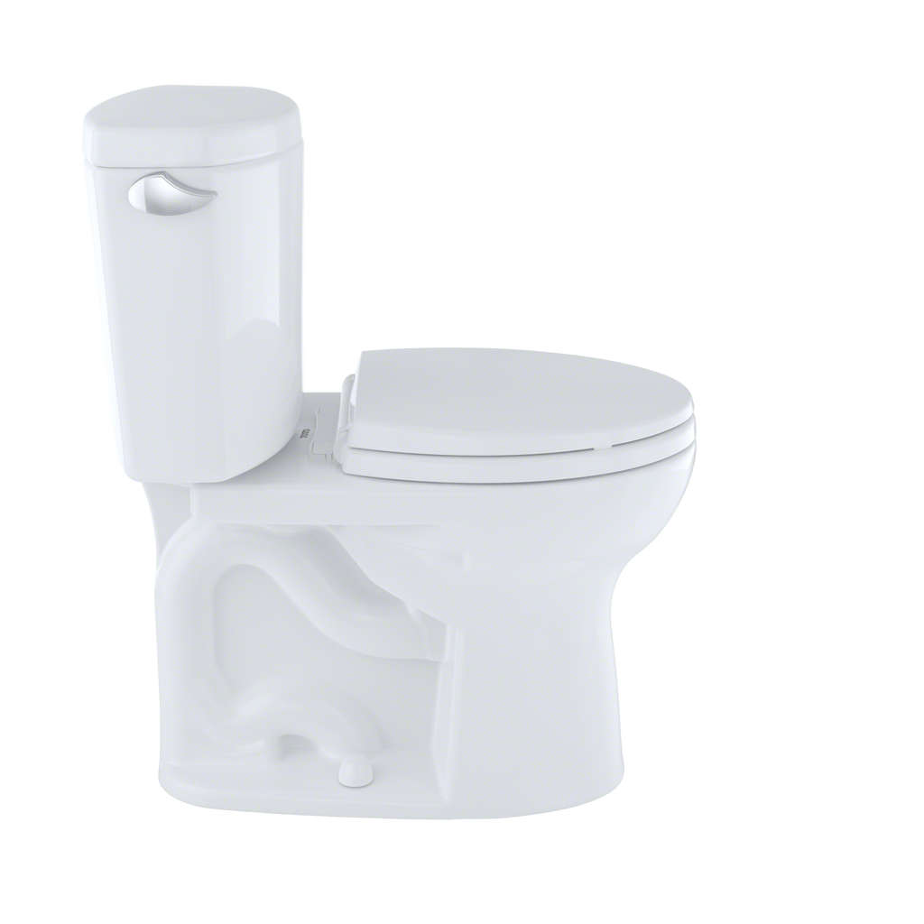 TOTO Drake II Two Piece Round 1.28 GPF Universal Height Toilet