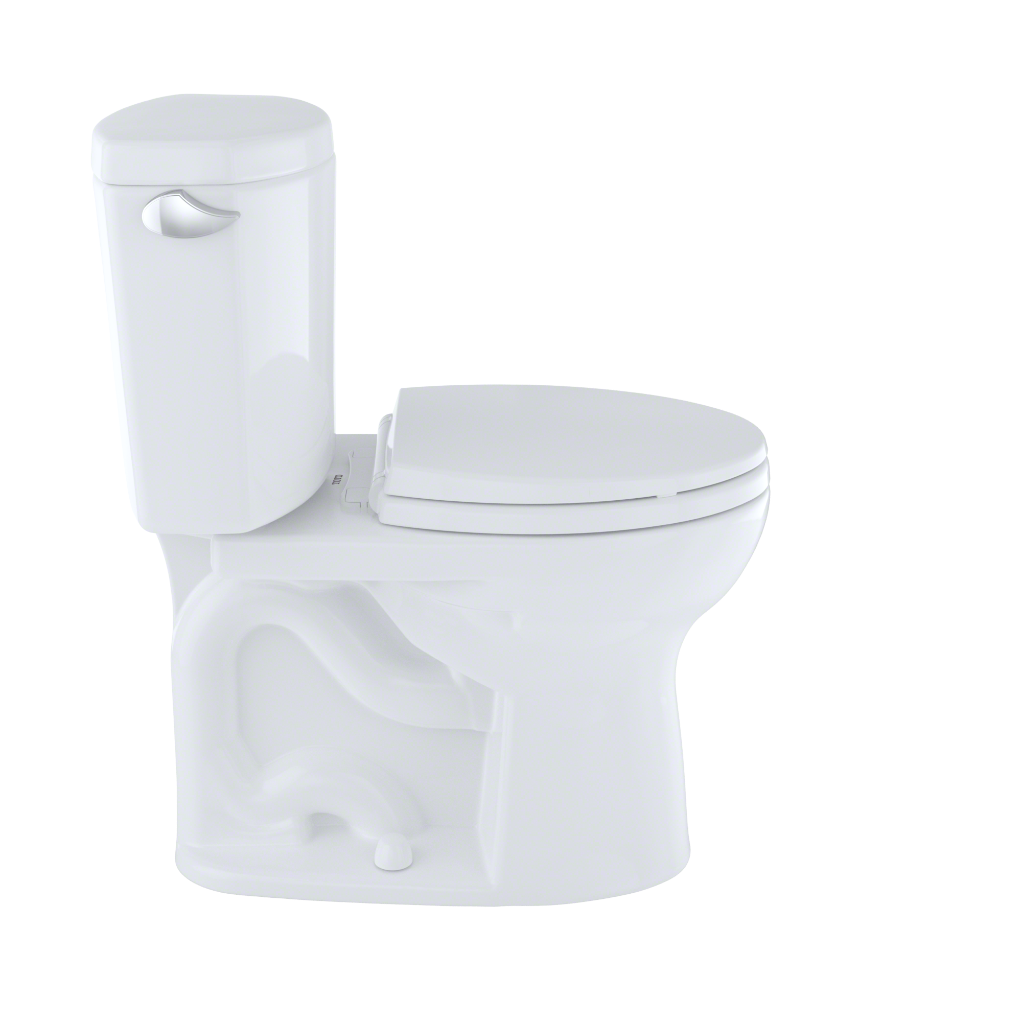 TOTO Drake II Two Piece Round 1.28 GPF Universal Height Toilet