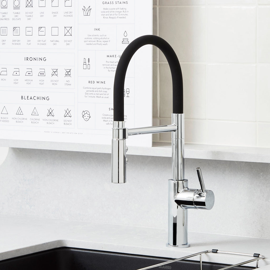 Blanco Catris Flexo Semi-Pro Pull-Down Dual-Spray Kitchen Faucet
