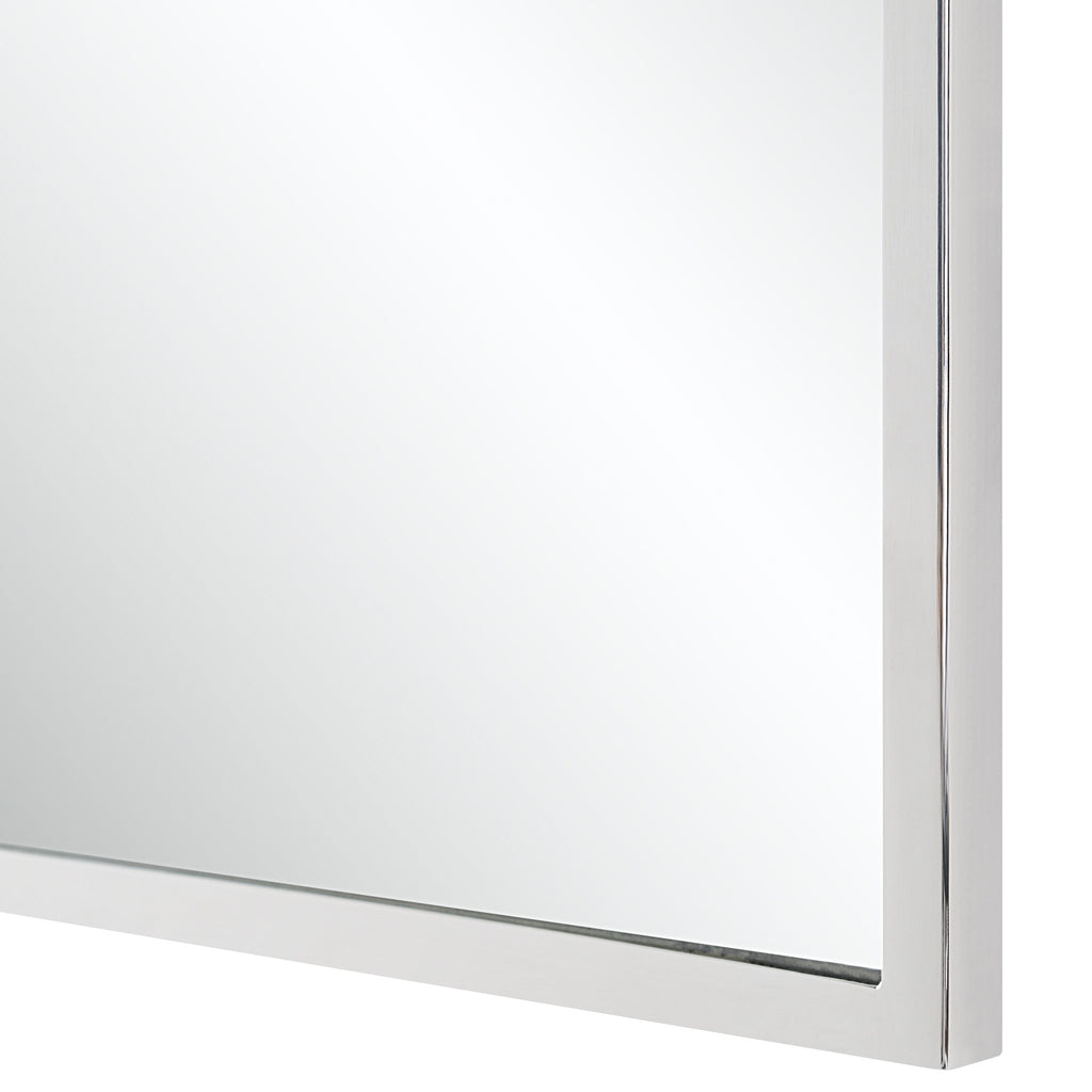 Renwil Plaka 36" H x 24" W Wall Mirror - Grey