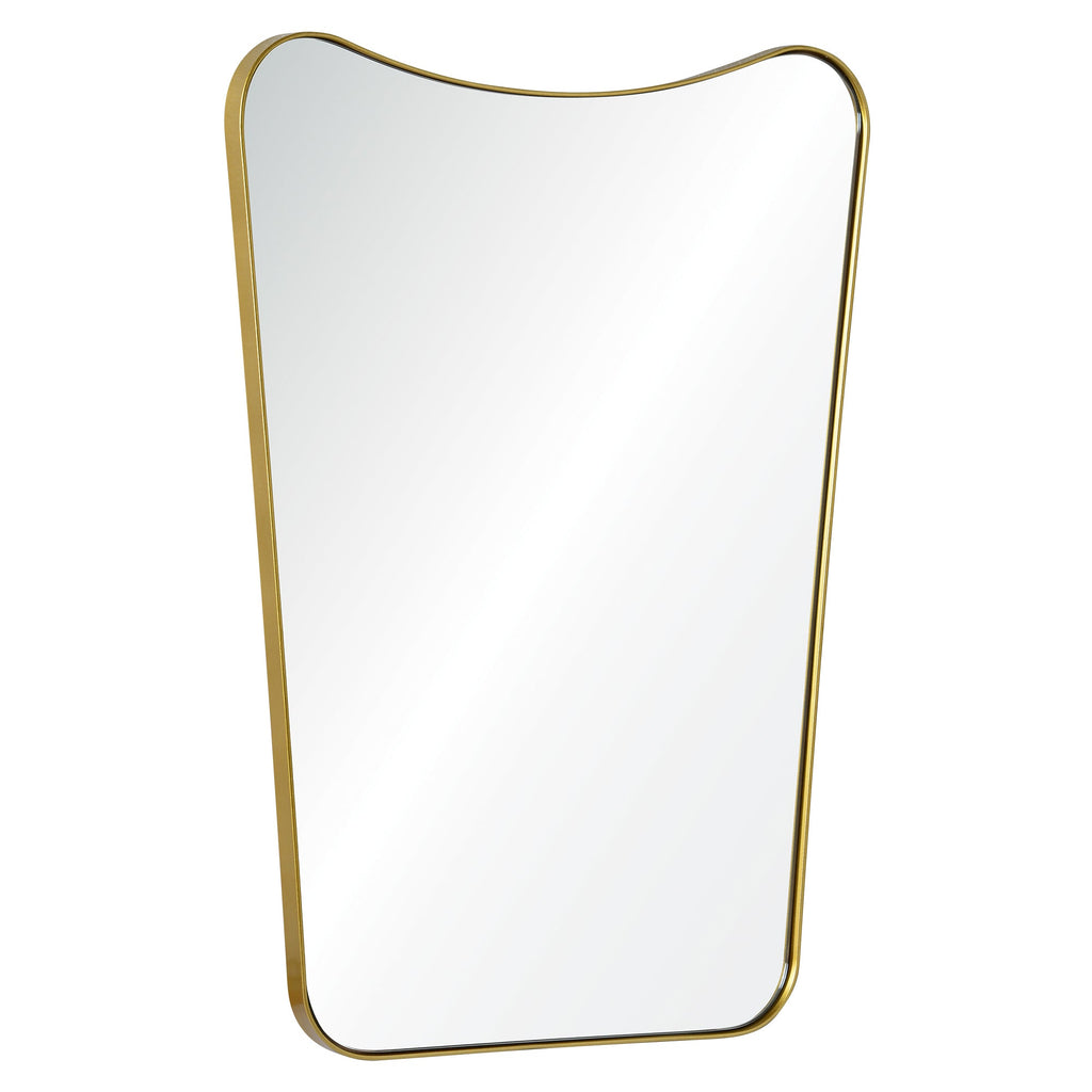 Renwil Tufa 28" Tall Rectangle Wall Mirror - Yellow
