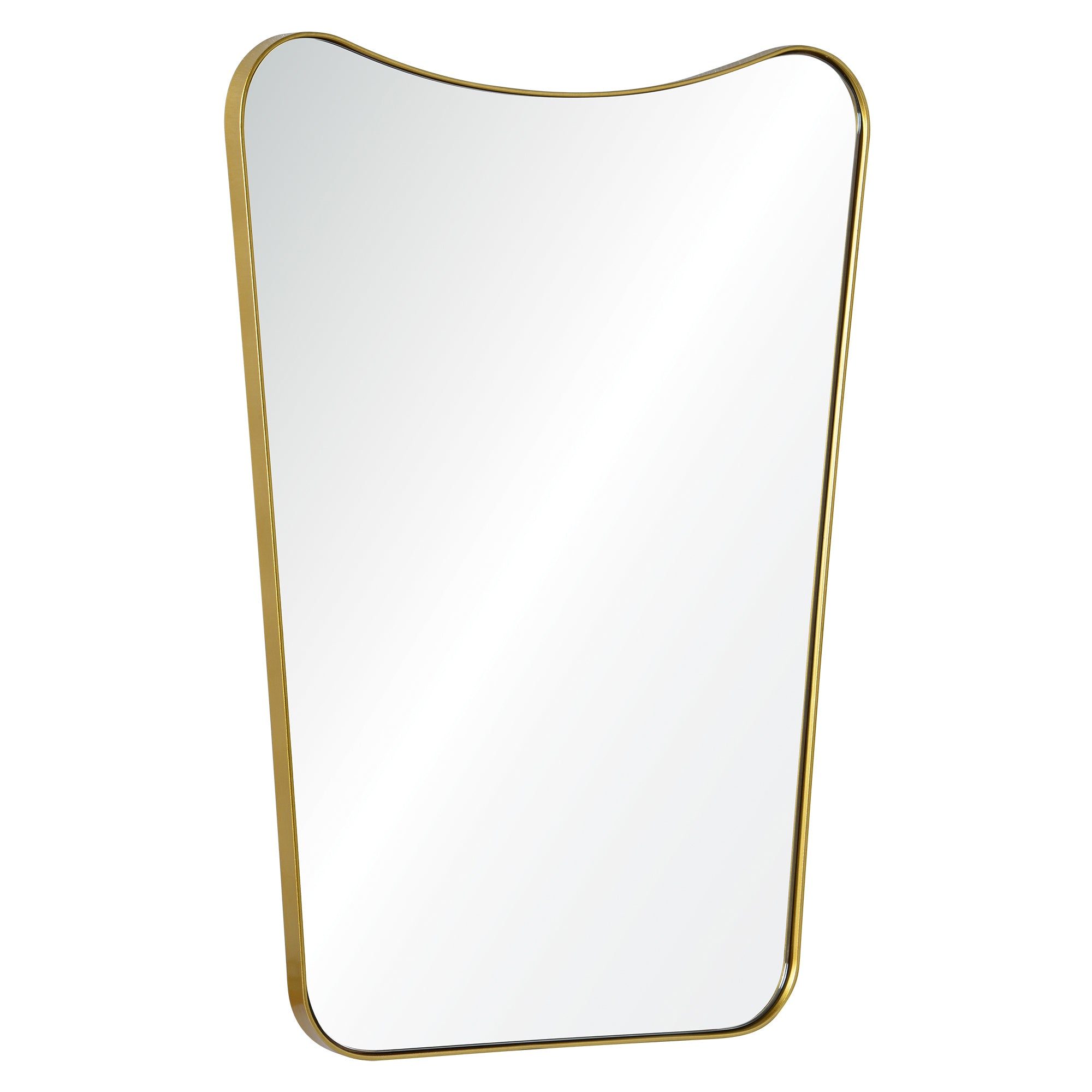 Renwil Tufa 28" Tall Rectangle Wall Mirror - Yellow
