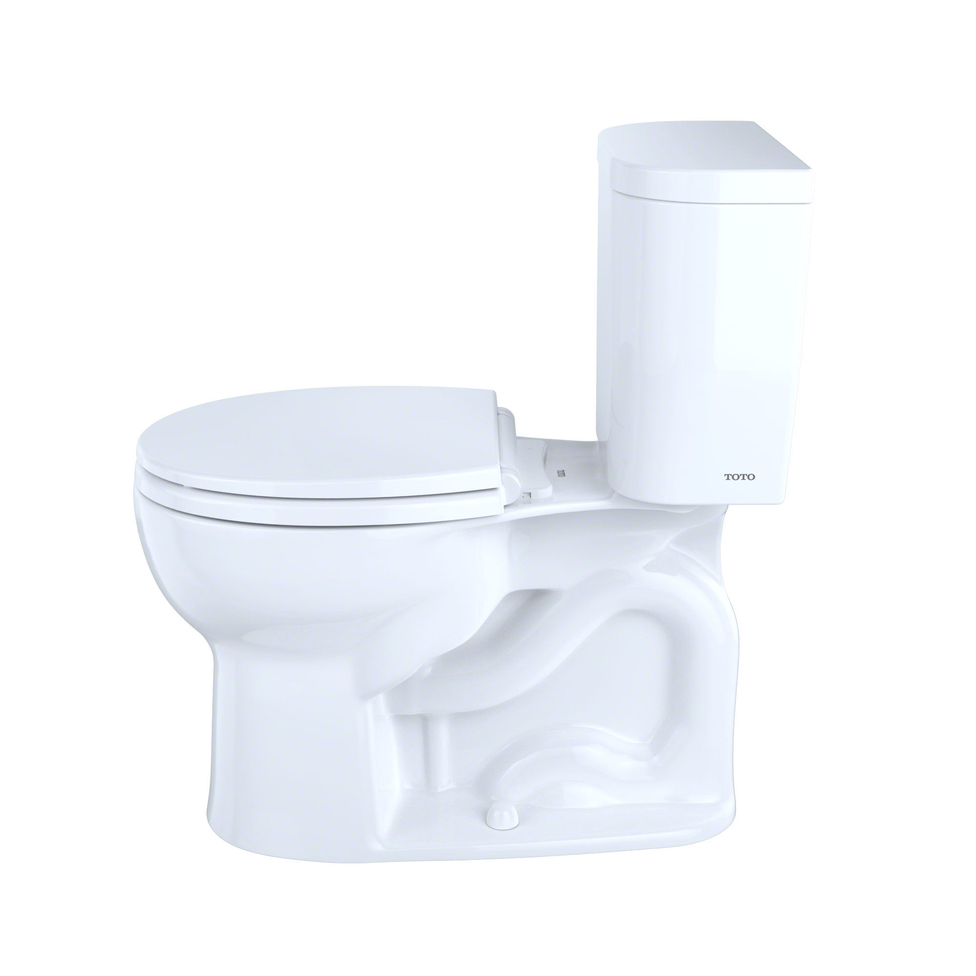 TOTO Entrada Two Piece Round 1.28 GPF Universal Height Toilet