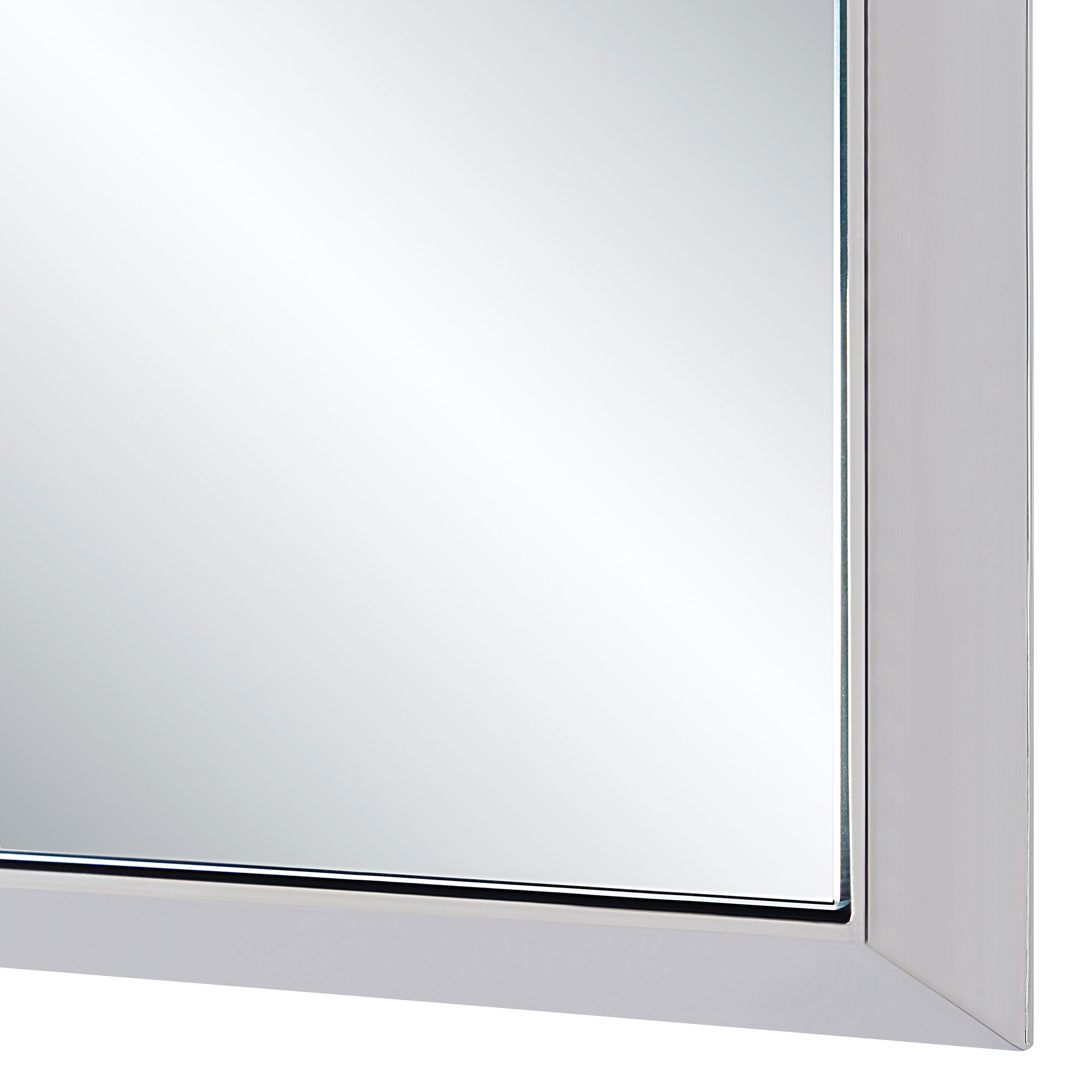 Renwil Dapia 36" H x 24" W Wall Mirror - Grey