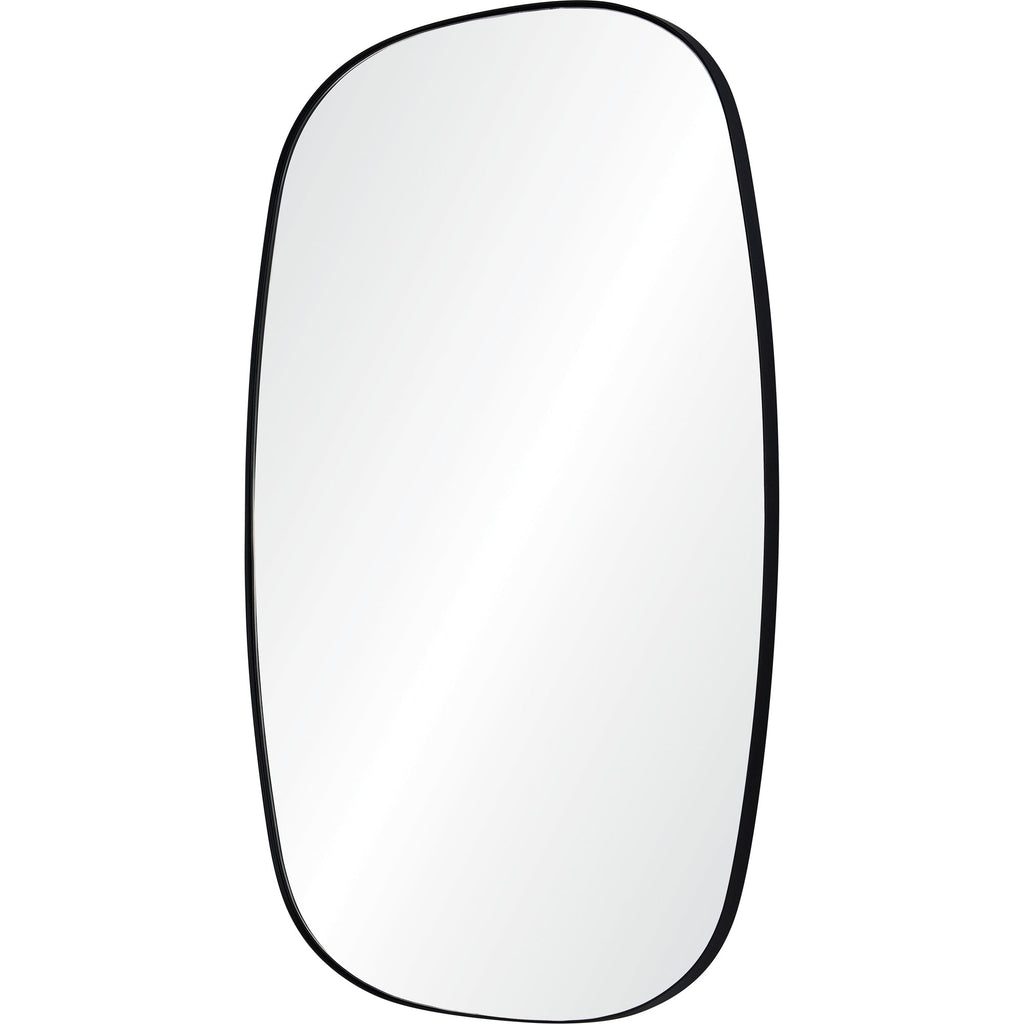 Renwil Bergen 36" Tall Rectangle Wall Mirror - Black