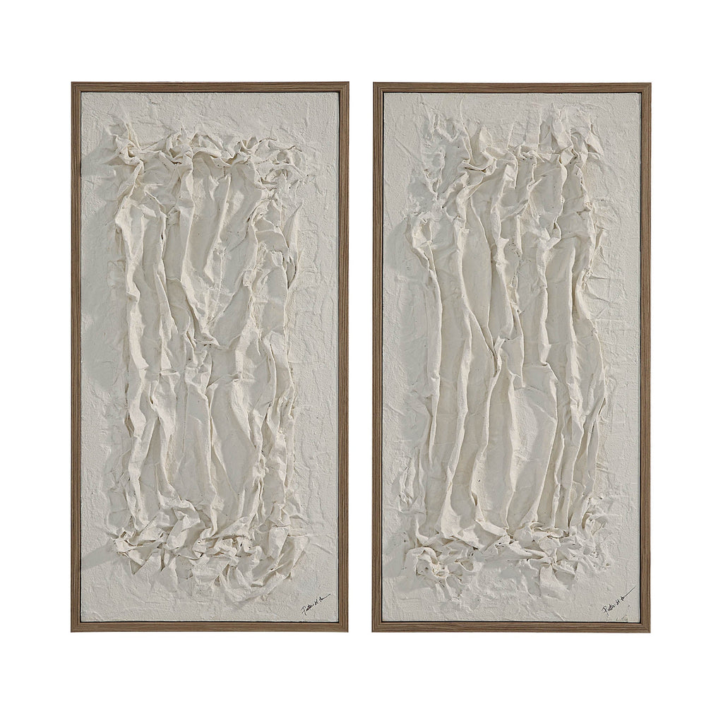 Renwil Volterra 20" Wide Wall Art - White