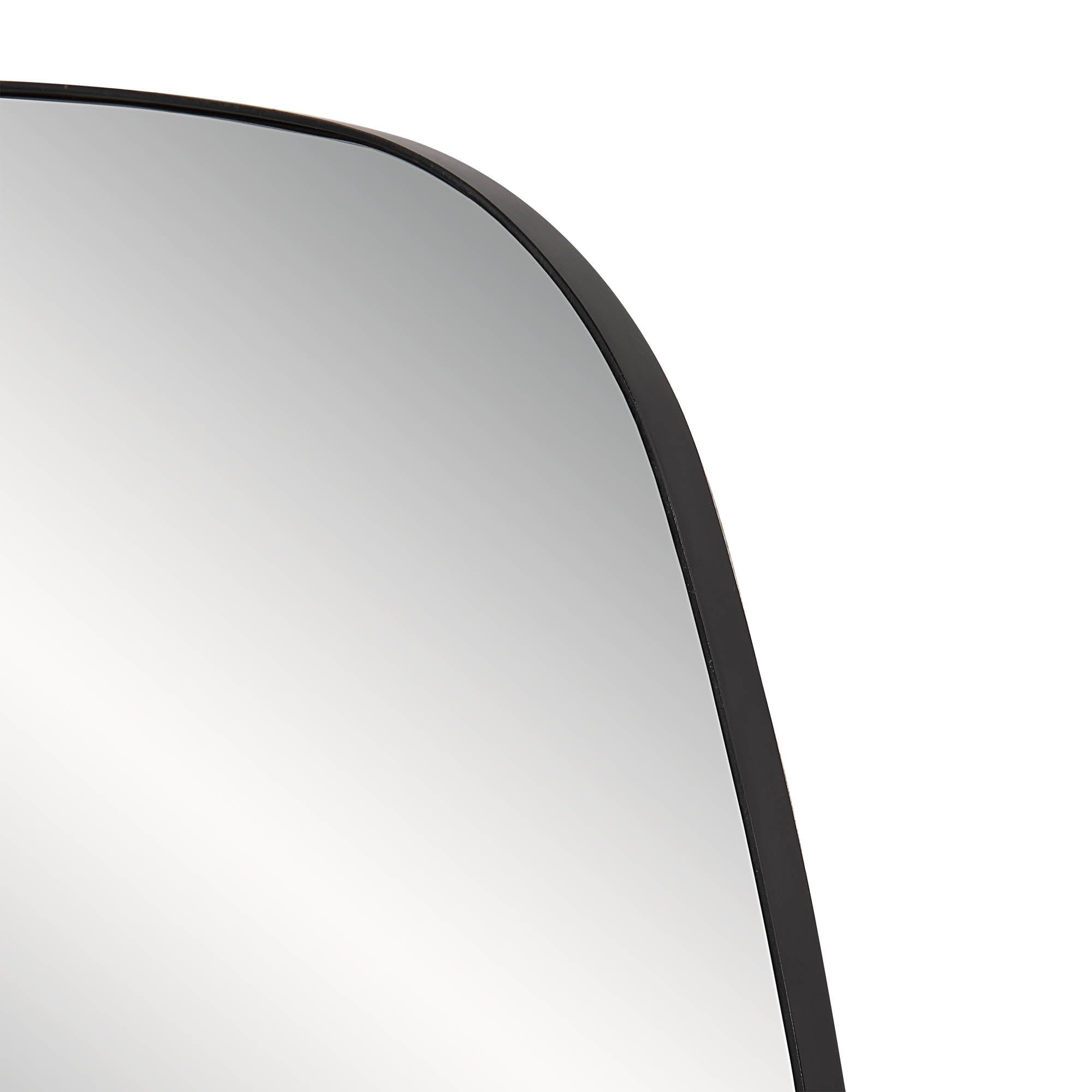 Renwil Sparti 36" Tall Square Wall Mirror - Black