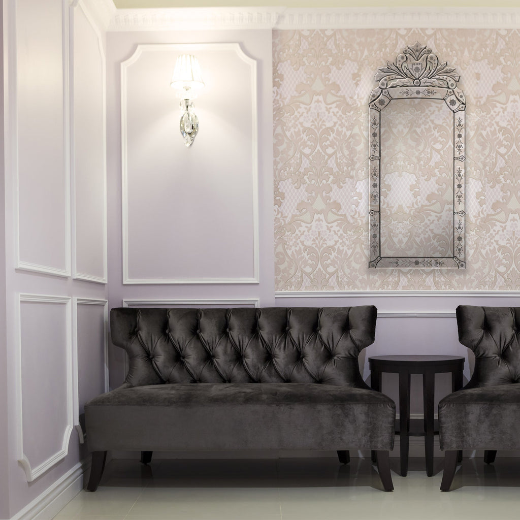 Renwil Venetian 19" Tall Arch Wall Mirror