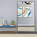 Renwil Anjalina 83" Tall Rectangle Full Length Mirror - Brown