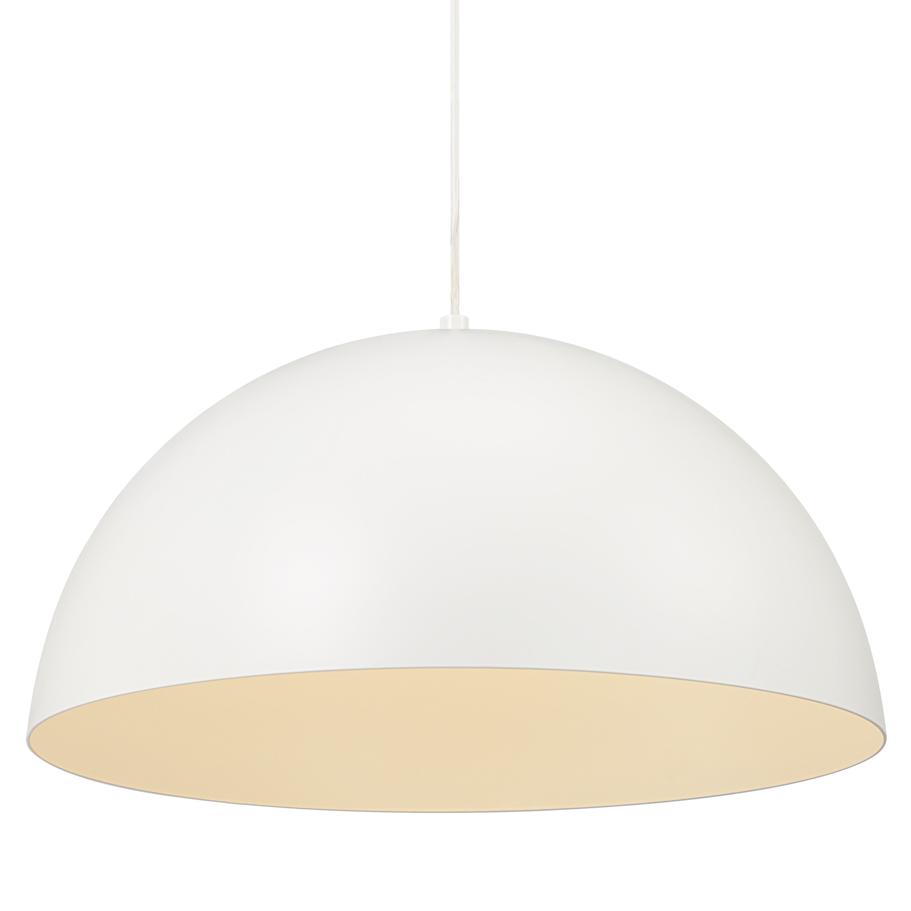 Renwil Ozona 27.5" Wide 1-Light Chandelier - Matte Off-White