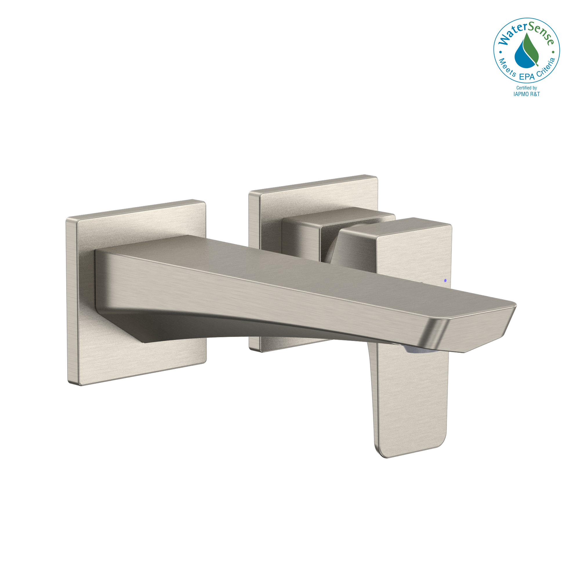 TOTO GE 1.2 GPM Wall Mount Single Handle Long Bathroom Faucet with Comfort Glide Technology (Short Spout)
