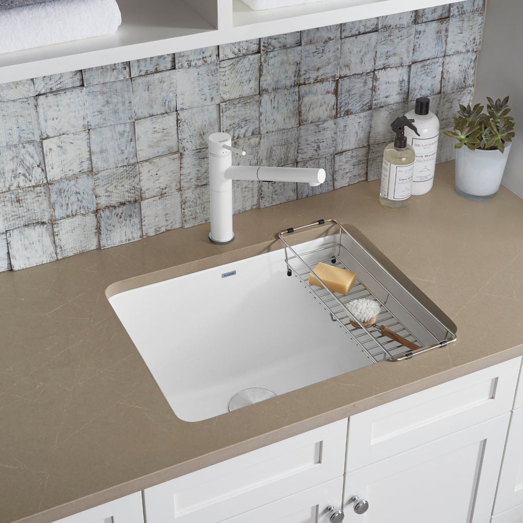 Blanco Liven Silgranit 25" Single Bowl Dual Mount Laundry Sink