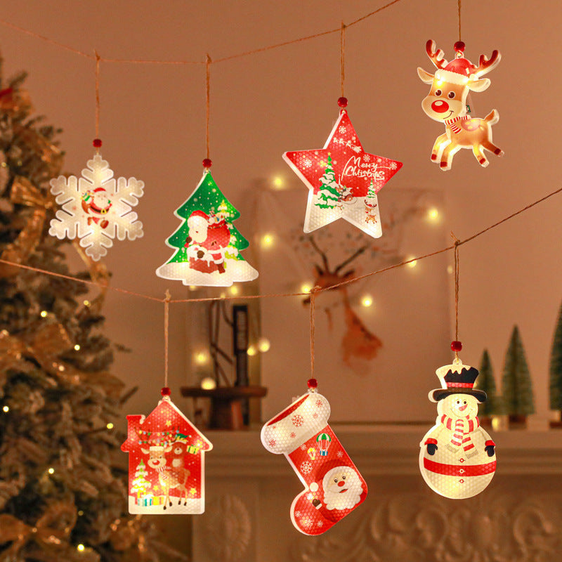 🎨 Bar Atmosphere Christmas Lights – Colorful LED Holiday Décor
