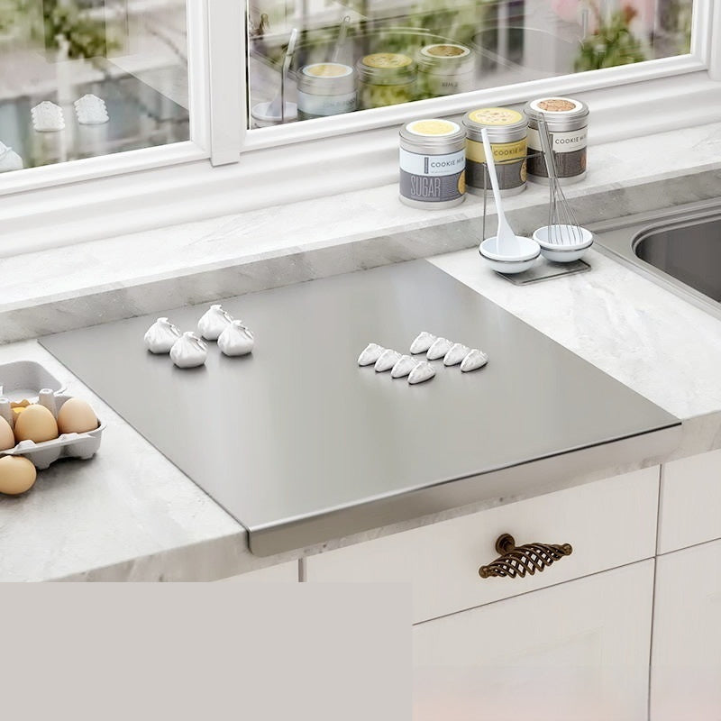 Foldable Stainless Steel Cutting Board – Multiple Sizes, Fold One or Both Sides