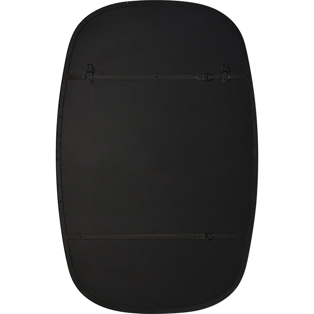 Renwil Bergen 36" Tall Rectangle Wall Mirror - Black
