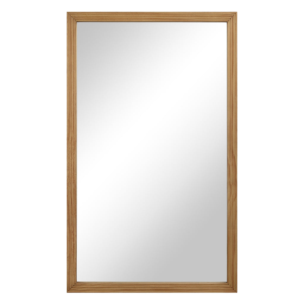 Renwil Salia 40" H x 24" W Wall Mirror - Brown