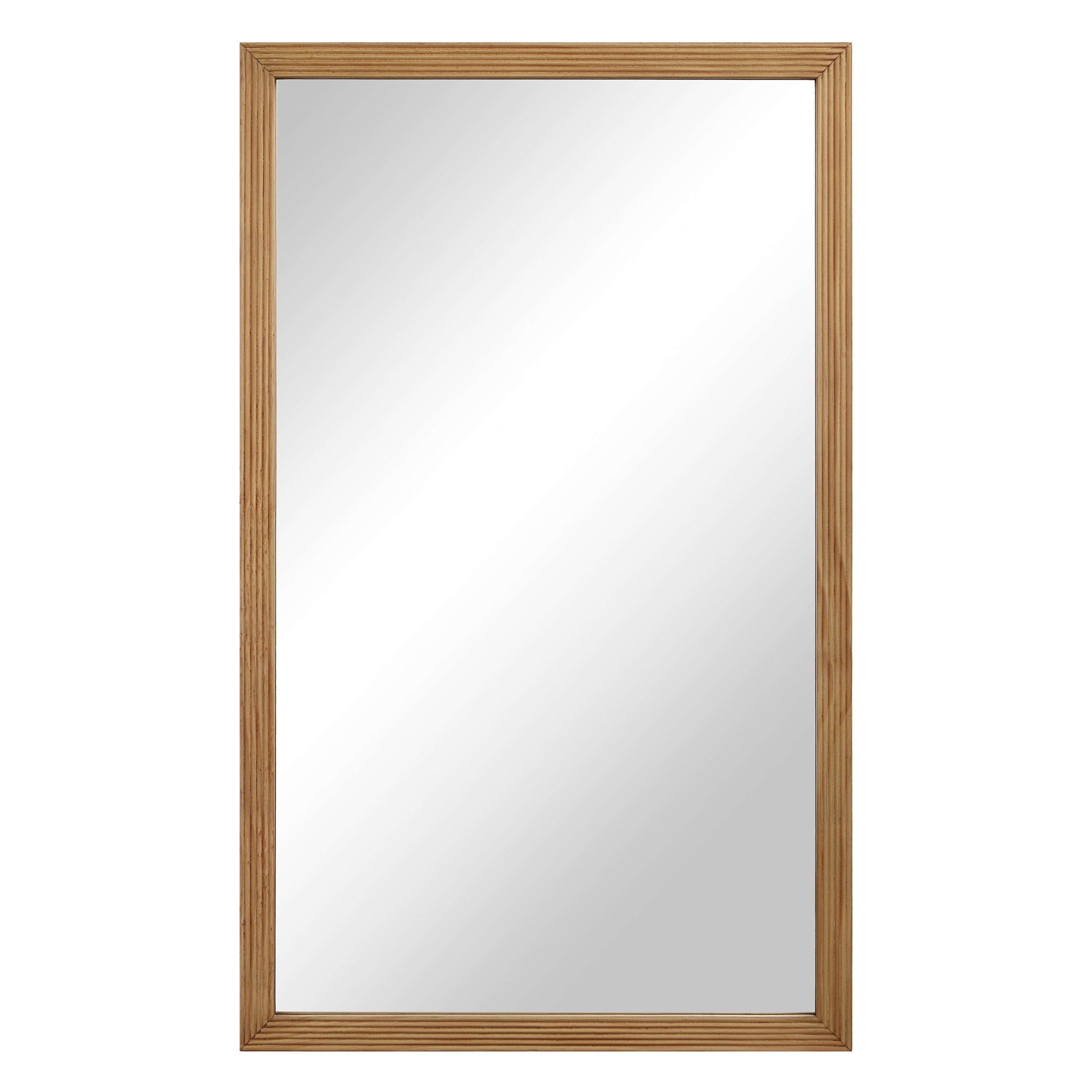 Renwil Salia 40" H x 24" W Wall Mirror - Brown