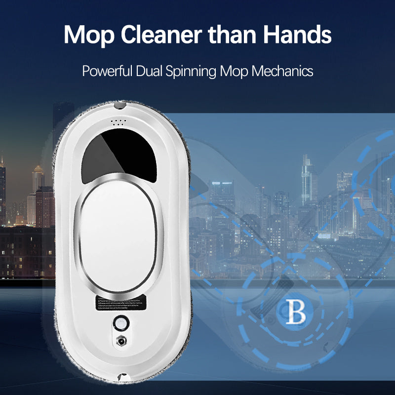 Smart Window Cleaning Robot – 5600 Pa Strong Suction & Remote Control