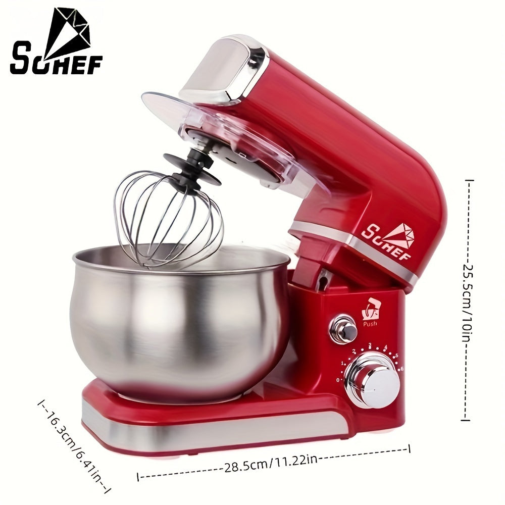 Fully Automatic Multi-functional Kitchen Electric Mixer, Automatic Dough Mixer, Home Whisk, Electric Food Mixer, Stand Mixer Cook MachineFully Automat