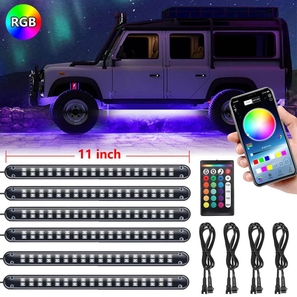 RGB Car Underglow Neon Strip Kit