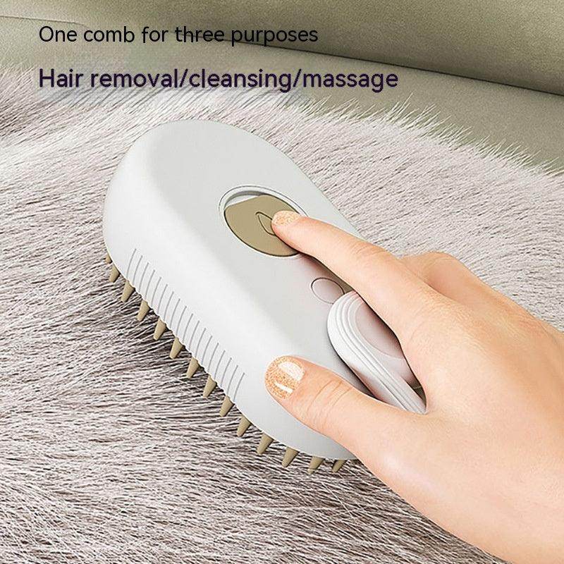 Cat Steam Brush For Massage Pet Grooming Comb