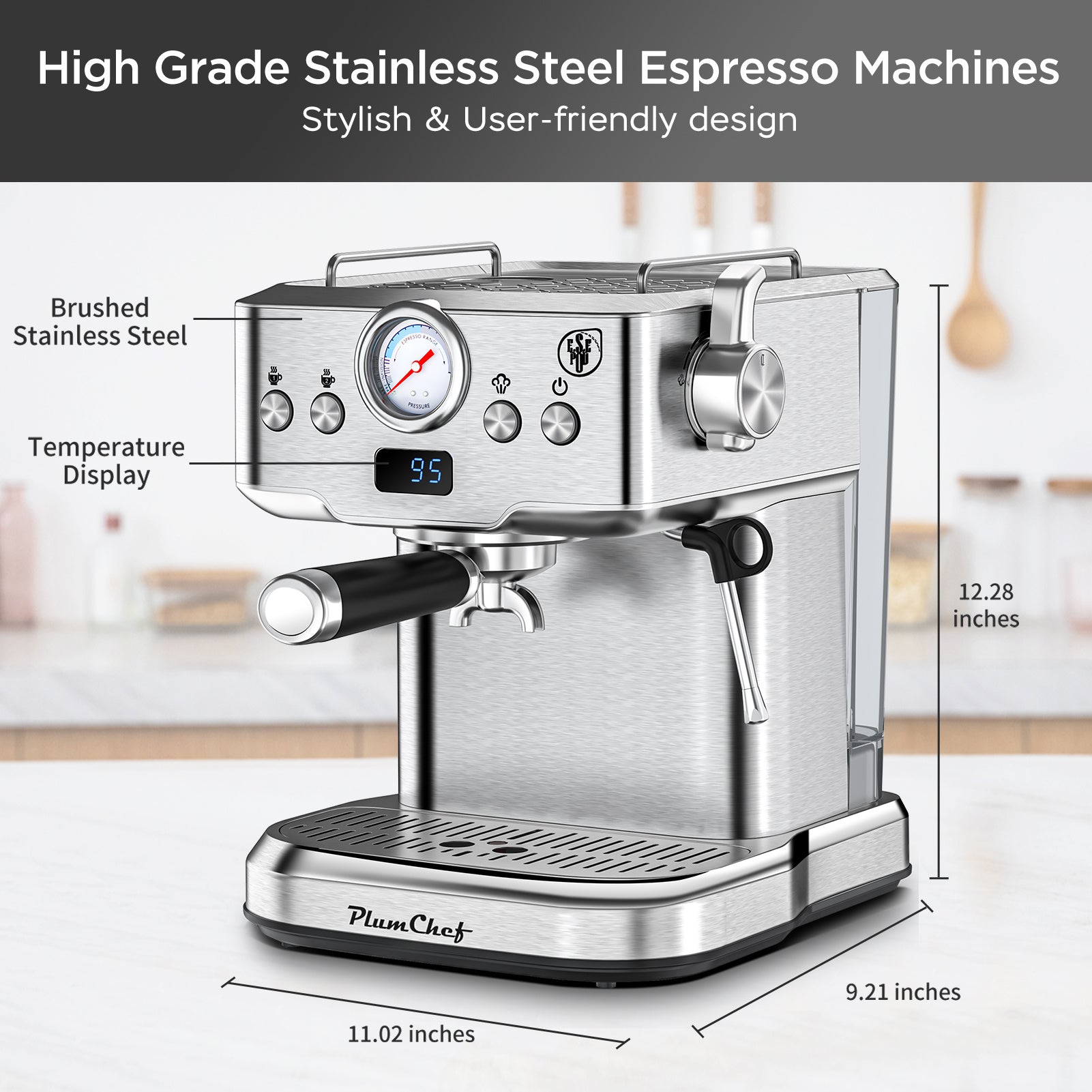 ☕ 20-Bar Professional Espresso Machine