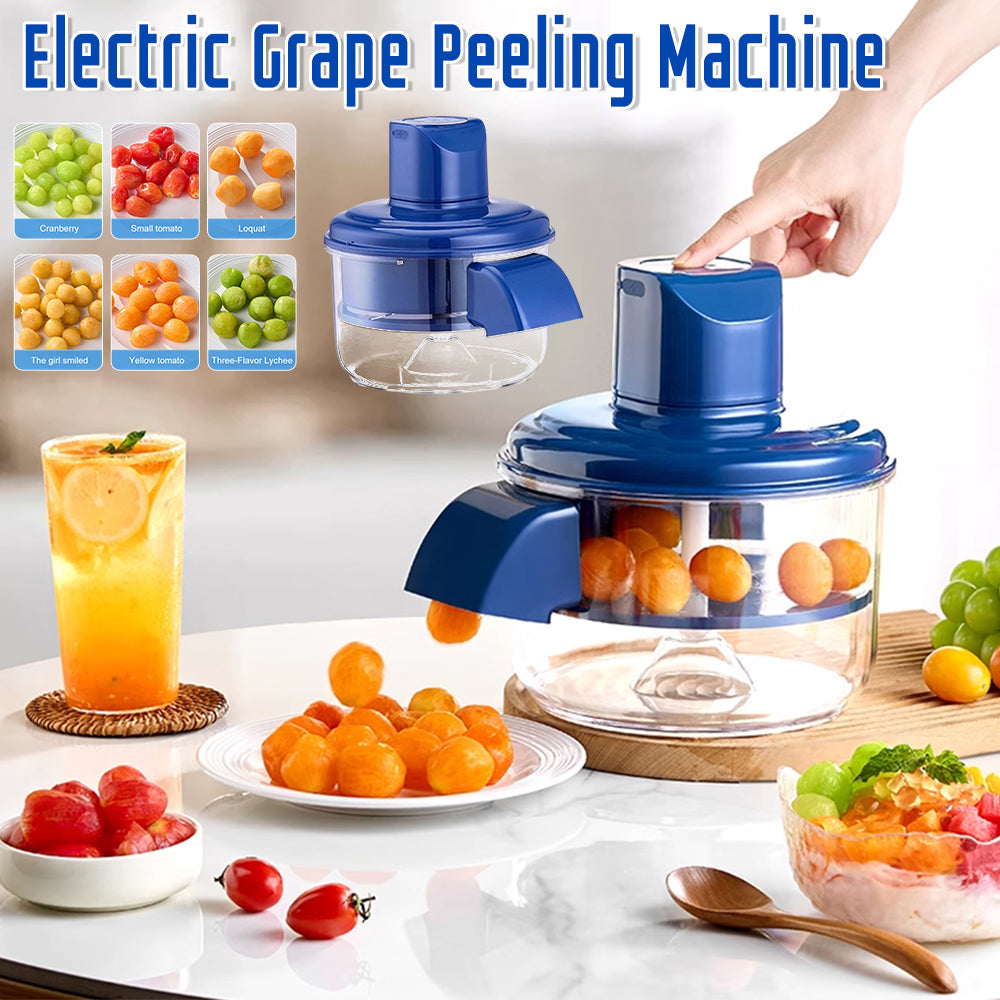 🍇 Automatic Electric Grape Peeler – Rechargeable Hands-Free Fruit Peeler