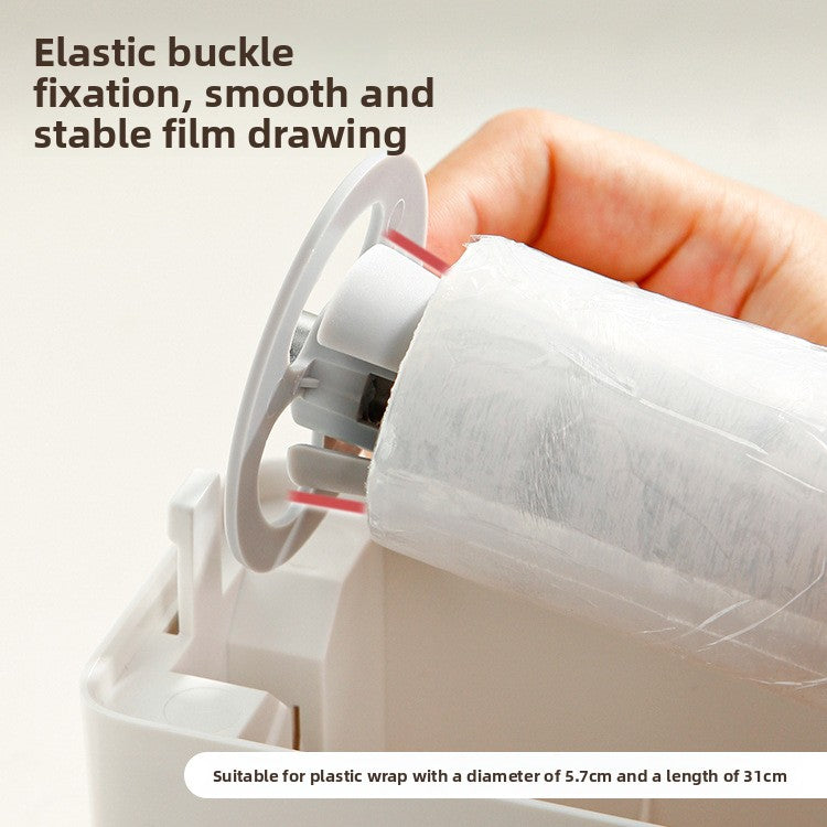 Magnetic Wall-Mounted Cling Film Cutter ? Tear-Free Kitchen Foil & Baking Paper Cutter