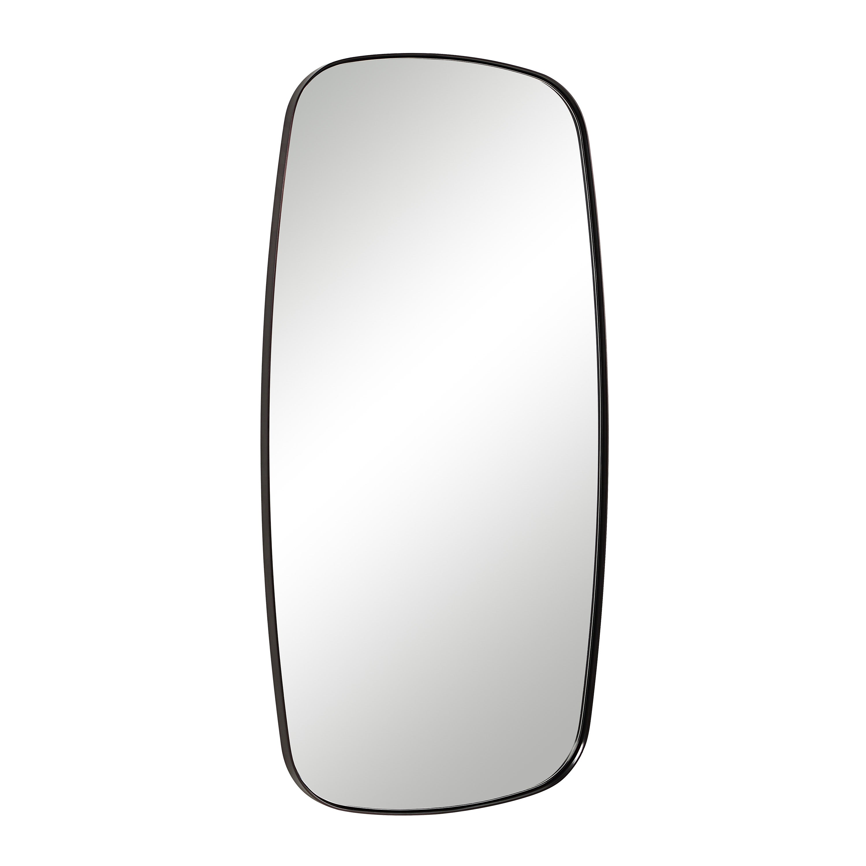 Renwil Nicoya 40" H x 20" W Wall Mirror - Brown