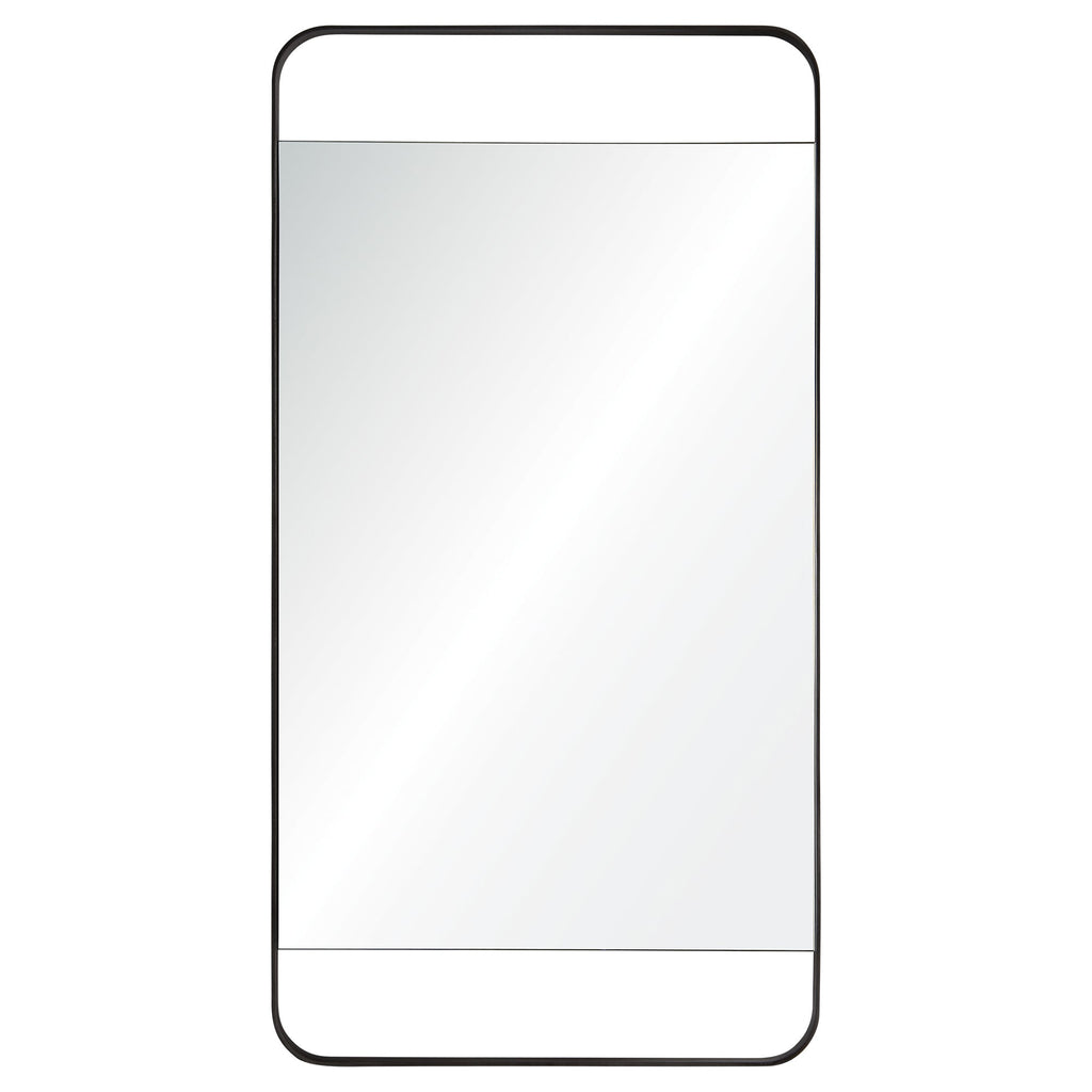 Renwil Tiffey 38.2" Tall Rectangle Wall Mirror - Grey