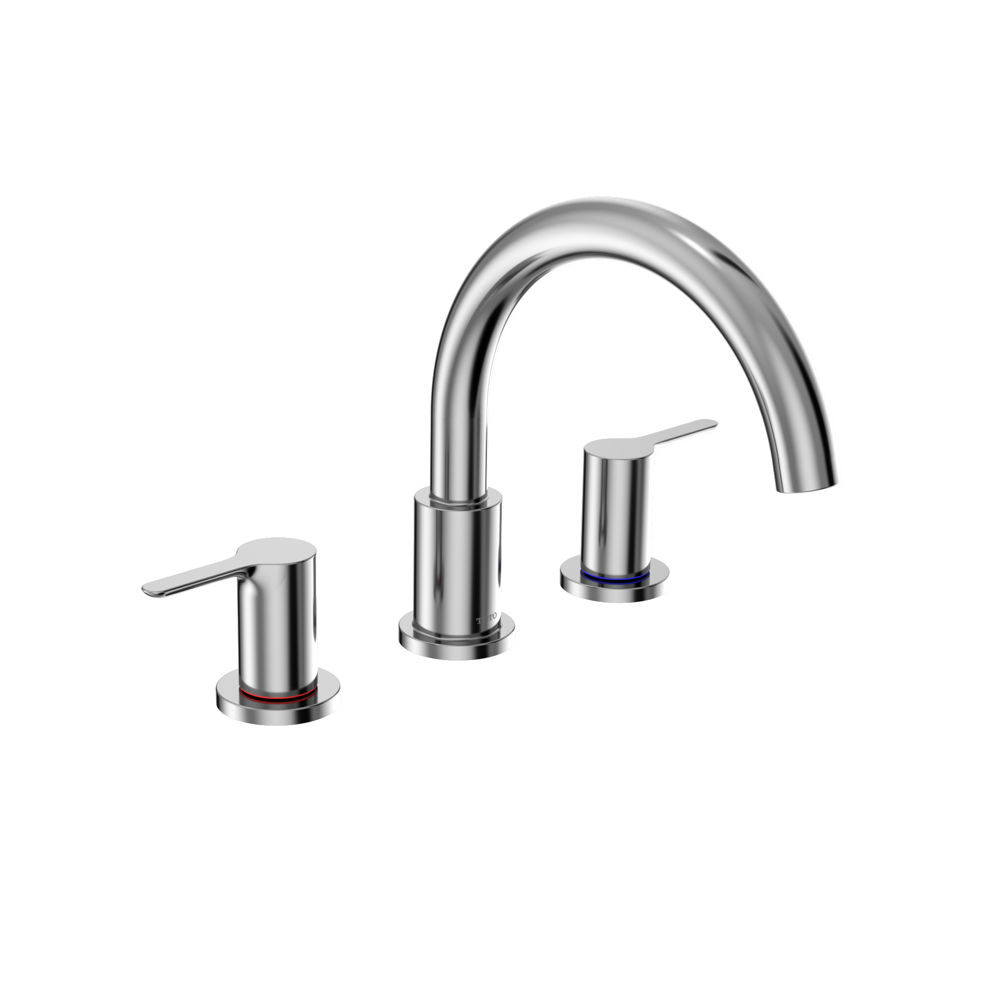 TOTO Lb Two Handle Deck Mount Roman Tub Filler Trim
