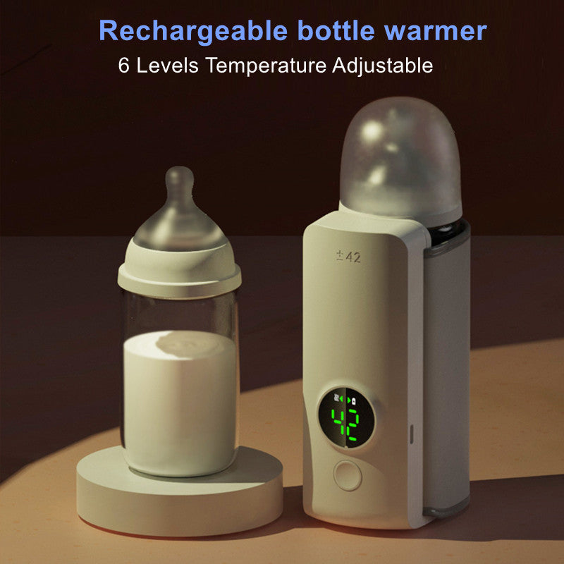 🍼 Portable Baby Bottle Warmer – Wireless USB Rechargeable Heating Bag