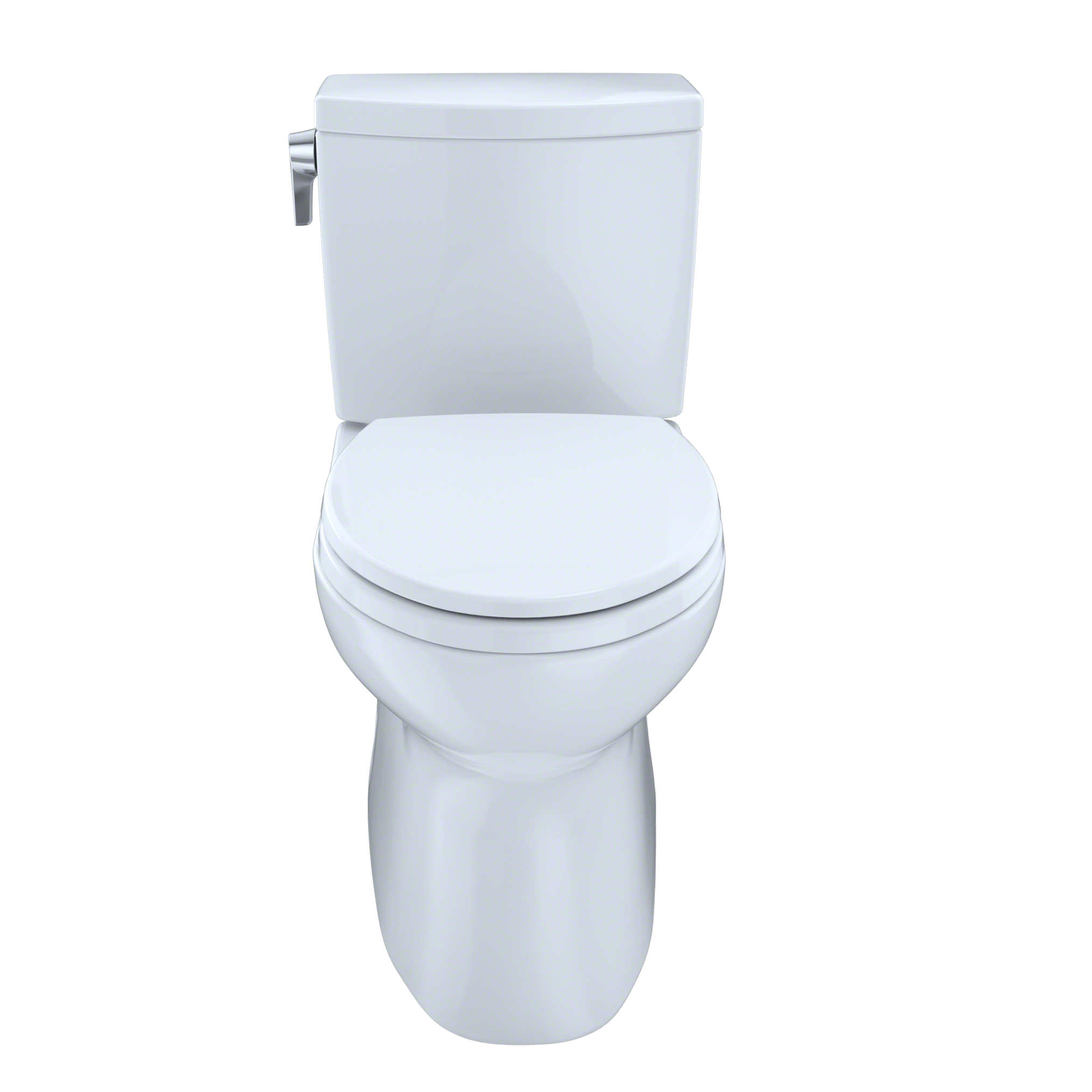 TOTO Vespin II 1G Two Piece Elongated 1.0 GPF Universal Height Skirted Toilet with Cefiontect and Right Hand Trip Lever