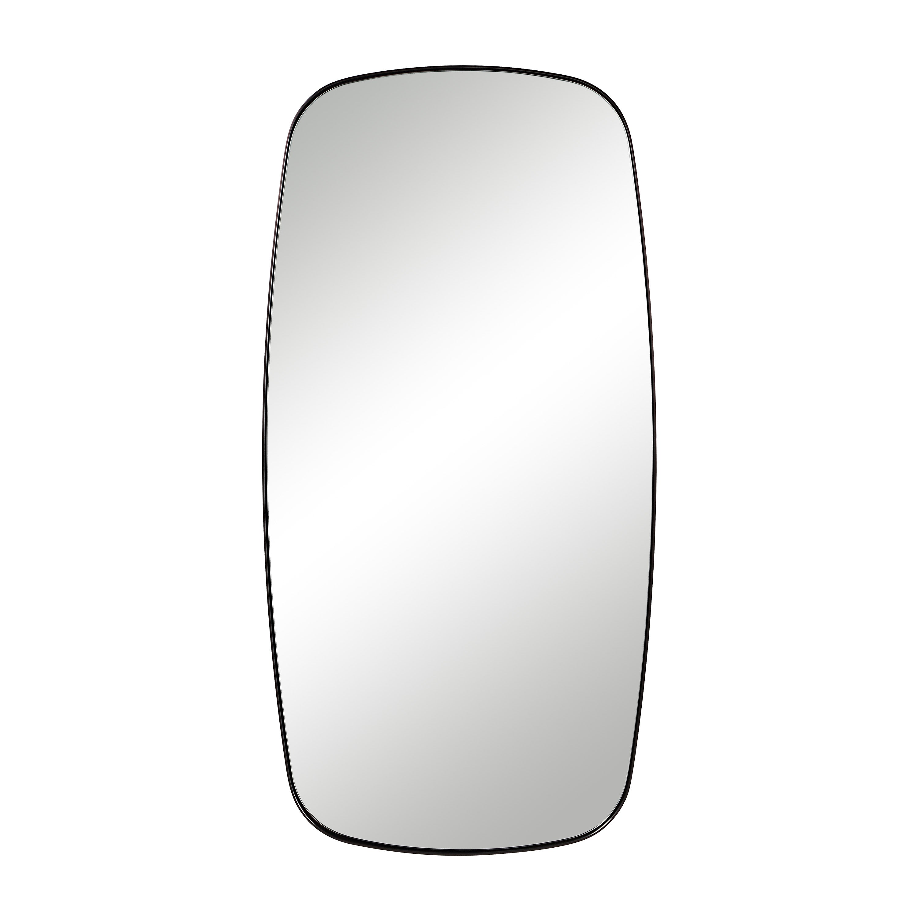 Renwil Nicoya 40" H x 20" W Wall Mirror - Brown