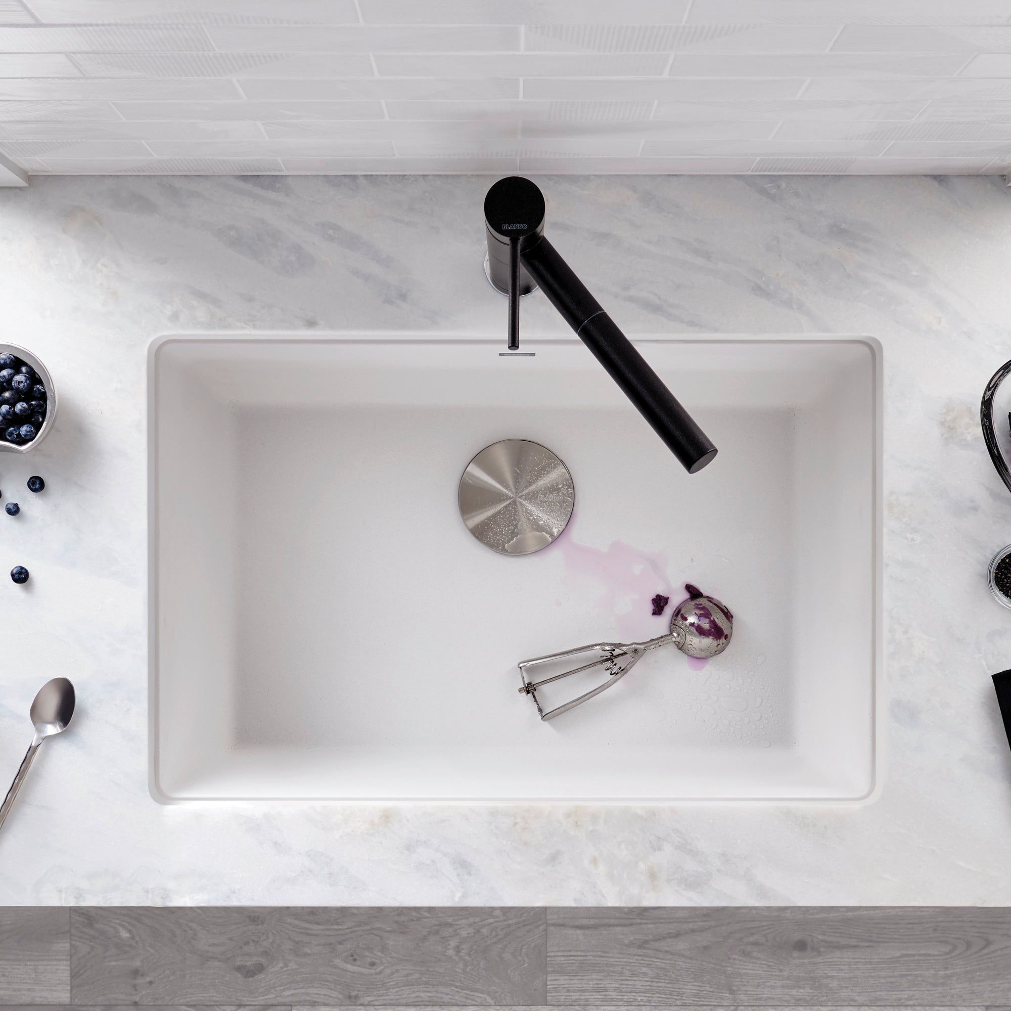 Blanco Precis Silgranit 27" Single Bowl Undermount Kitchen Sink