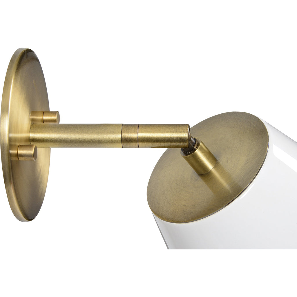Renwil Kai 9.75" Length Wall Sconce - Antique Brushed Brass