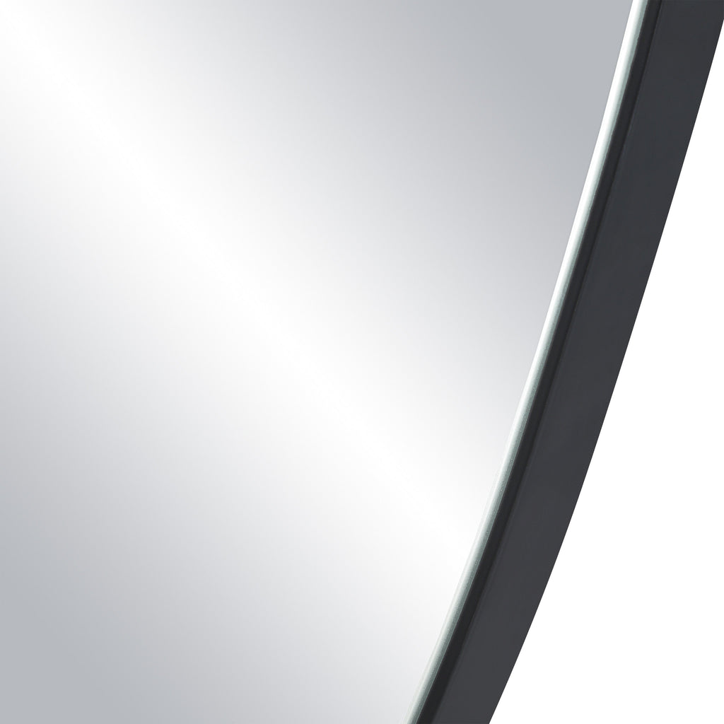 Renwil Jane 45.25" Tall Irregular Wall Mirror - Black