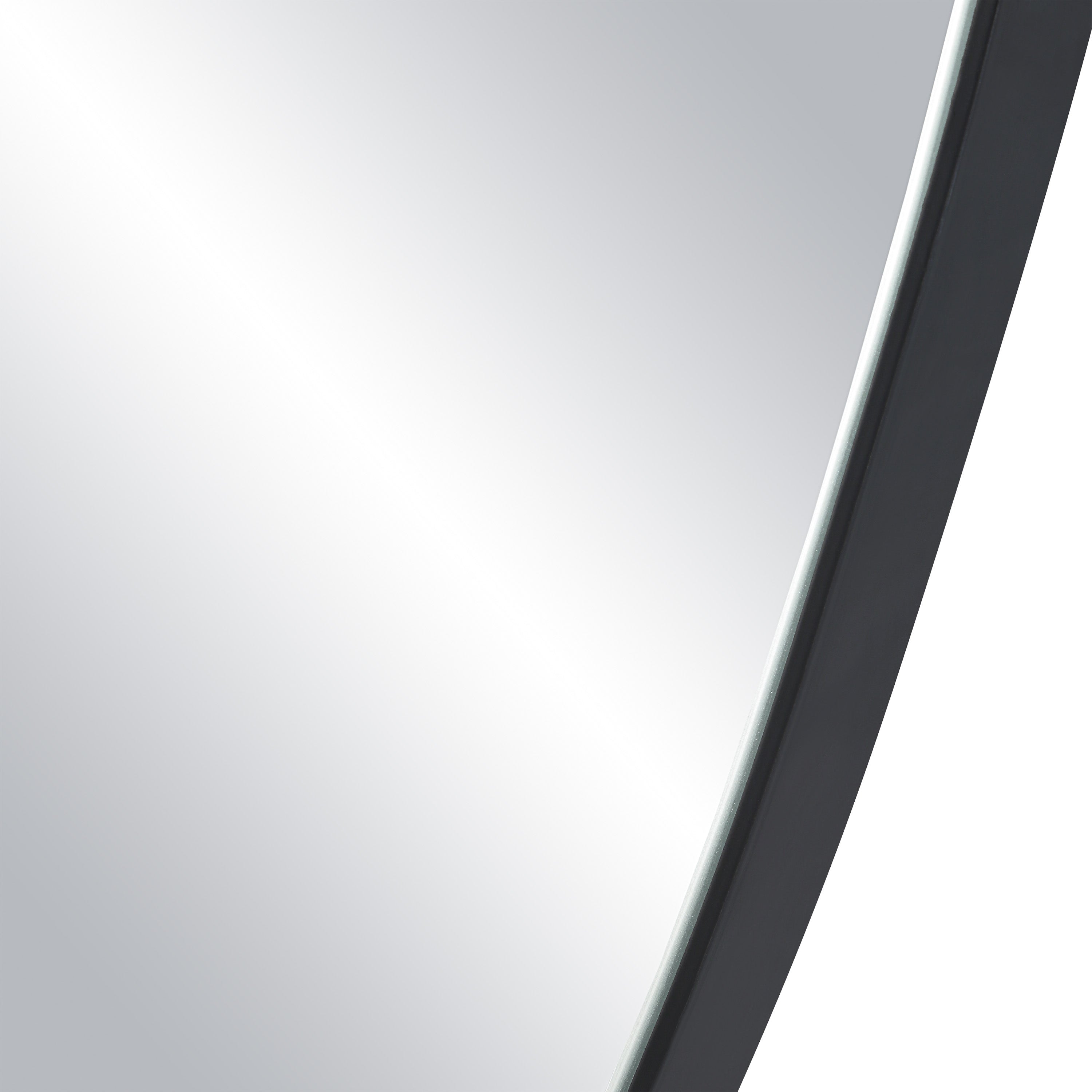 Renwil Jane 45.25" Tall Irregular Wall Mirror - Black