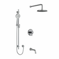 Riobel Momenti 3-Way System with Hand Shower Rail, Shower Head and Spout