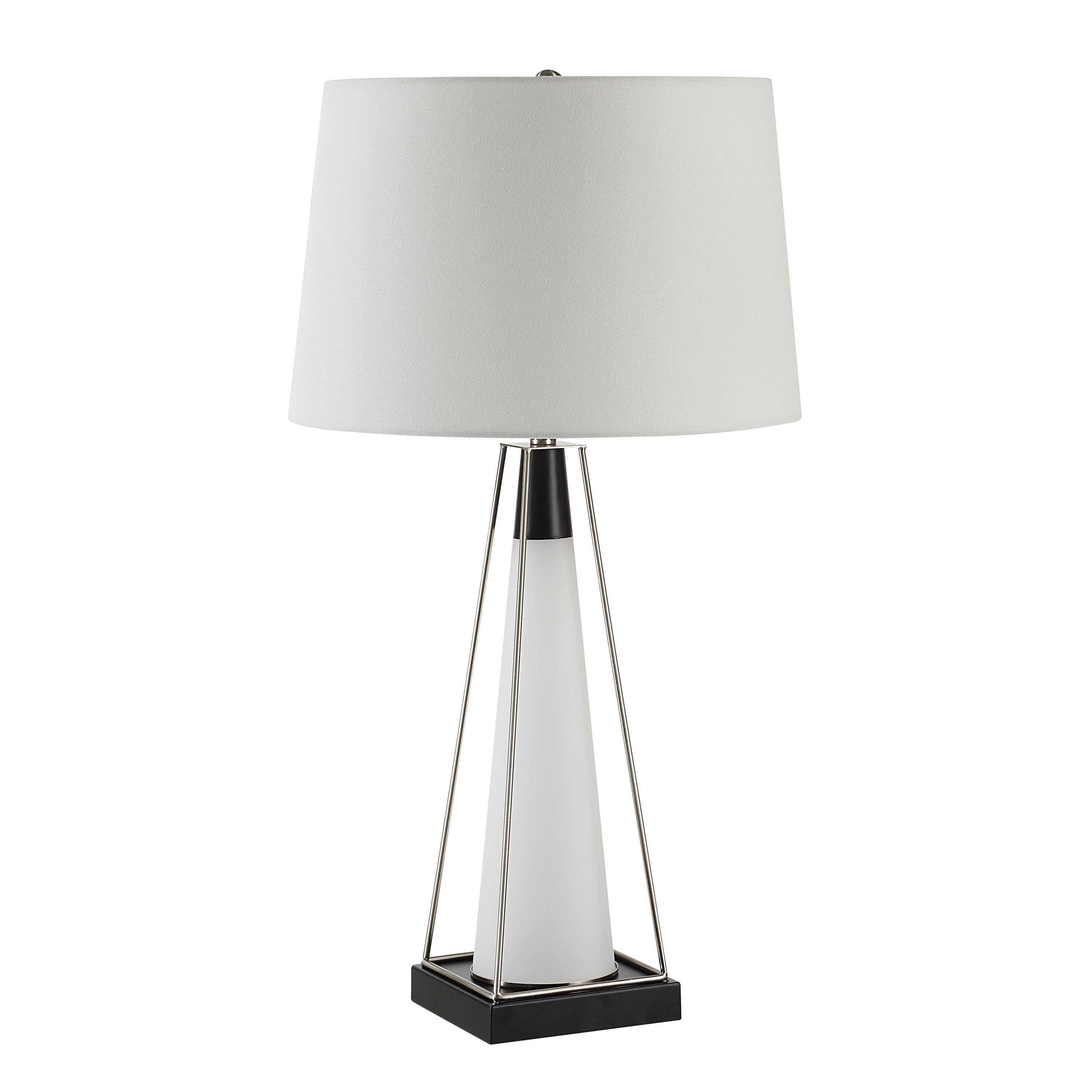 Everren Navagio 28" Height Table Lamp - Frosted White