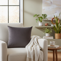 Renwil Chestnut 20 x 20 Indoor Pillow - Dark Gray