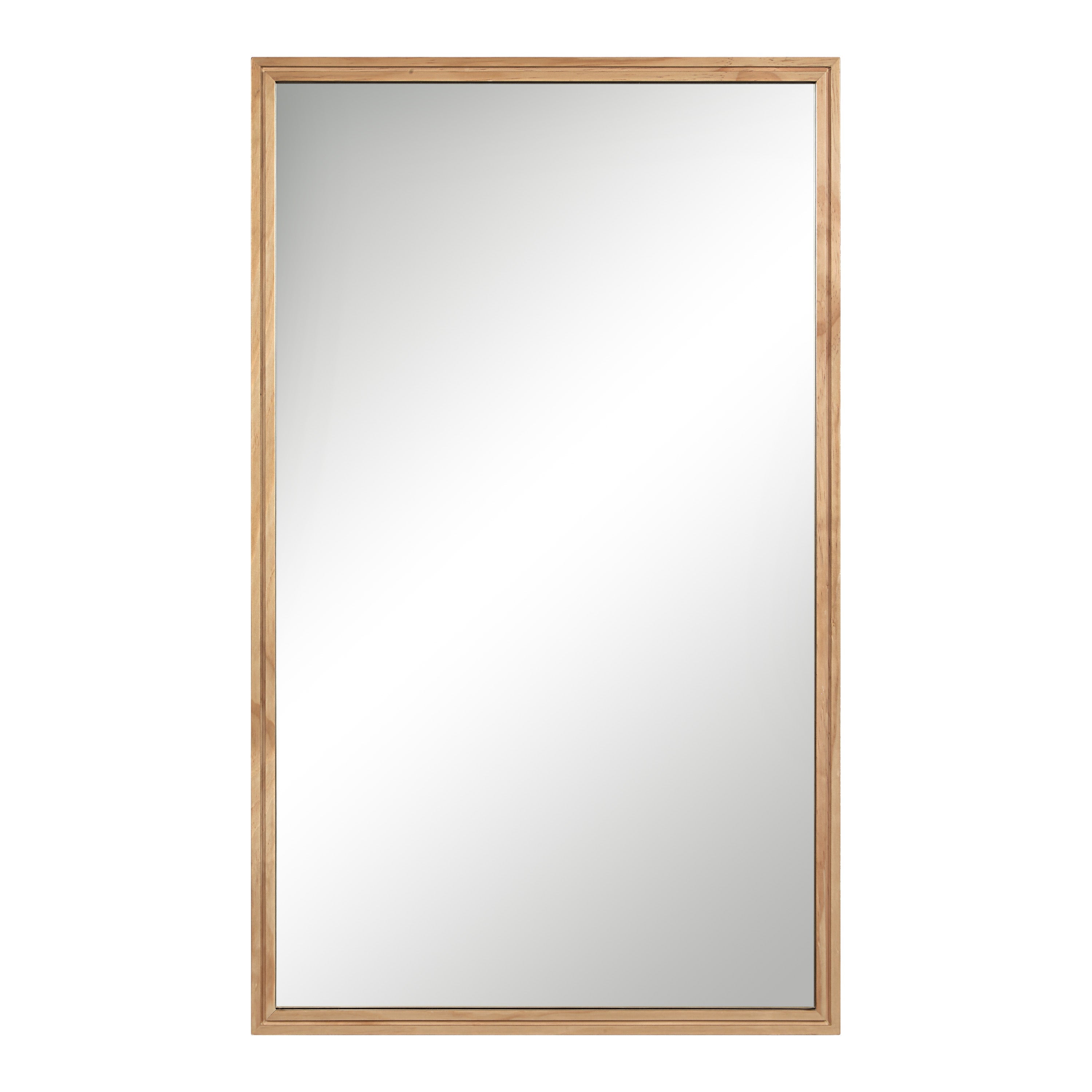 Renwil Canas 40" H x 24" W Wall Mirror - Brown