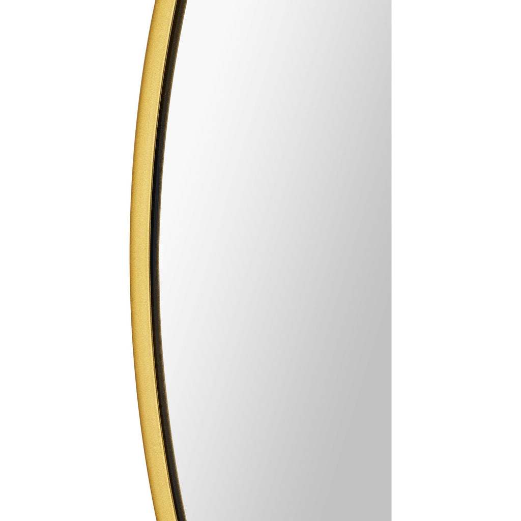 Renwil Alegre 30" Tall Round Wall Mirror - Yellow