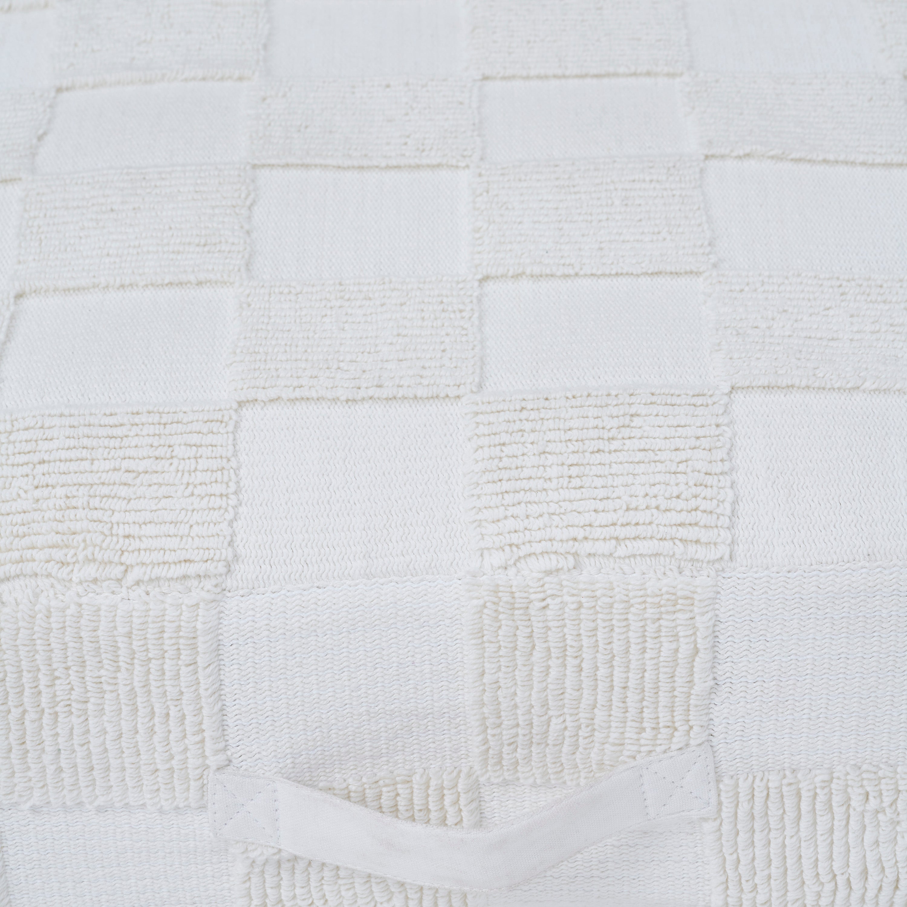 Renwil Persona Indoor 100% Cotton Floor Pouf - Ivory