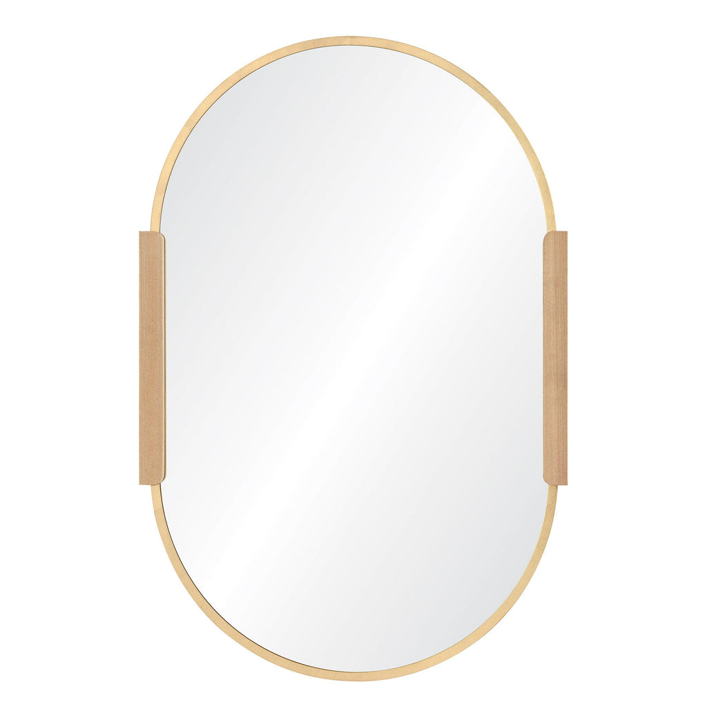 Renwil Kerianne 41" Tall Oval Wall Mirror - Yellow