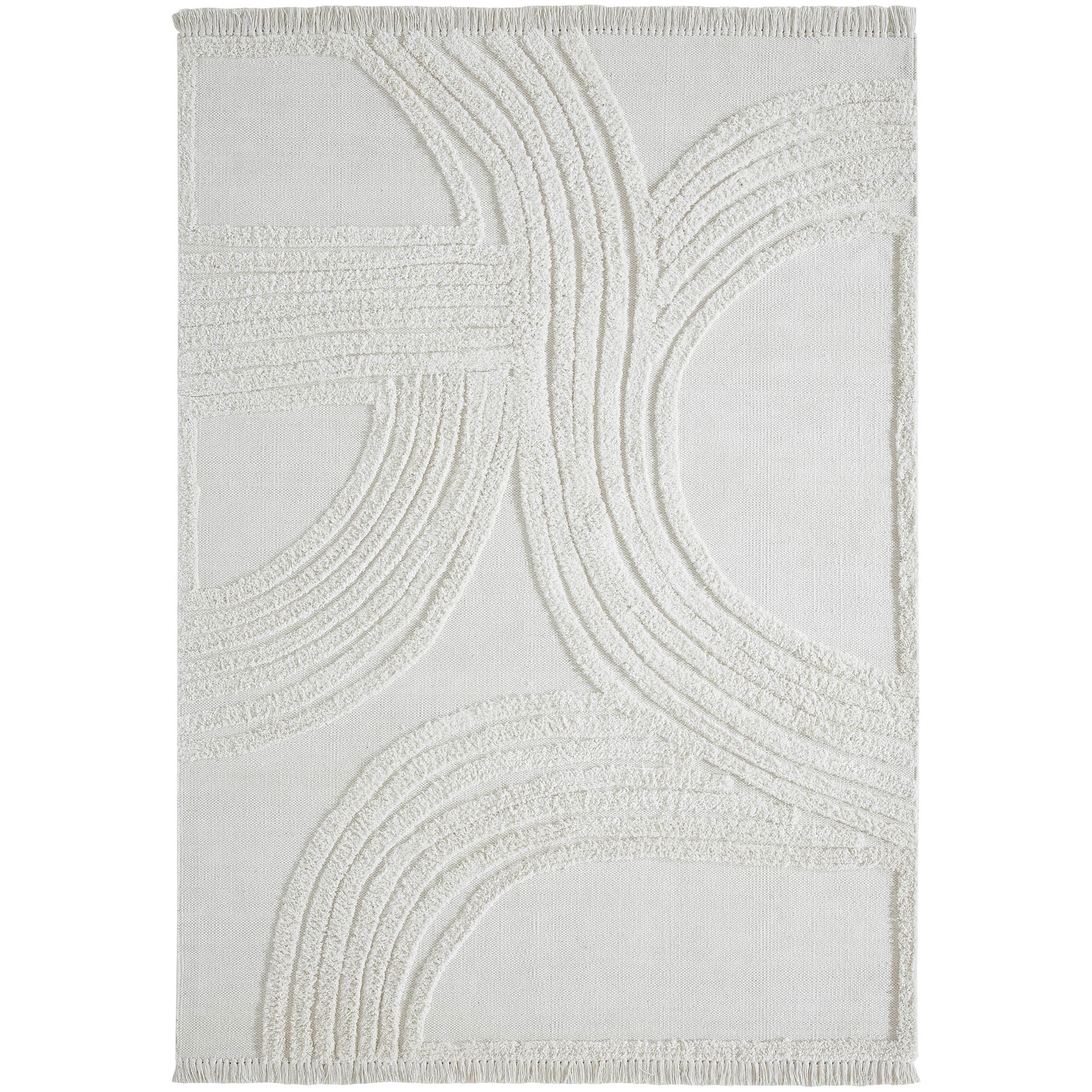 Renwil Terrain 9'10 x 13'1 Handwoven Indoor Rug - Off-White