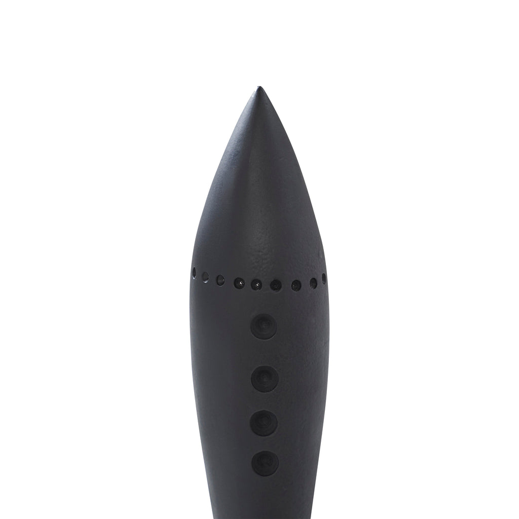 Renwil Rhodes Indoor Cast Aluminum Statue - Matte Black