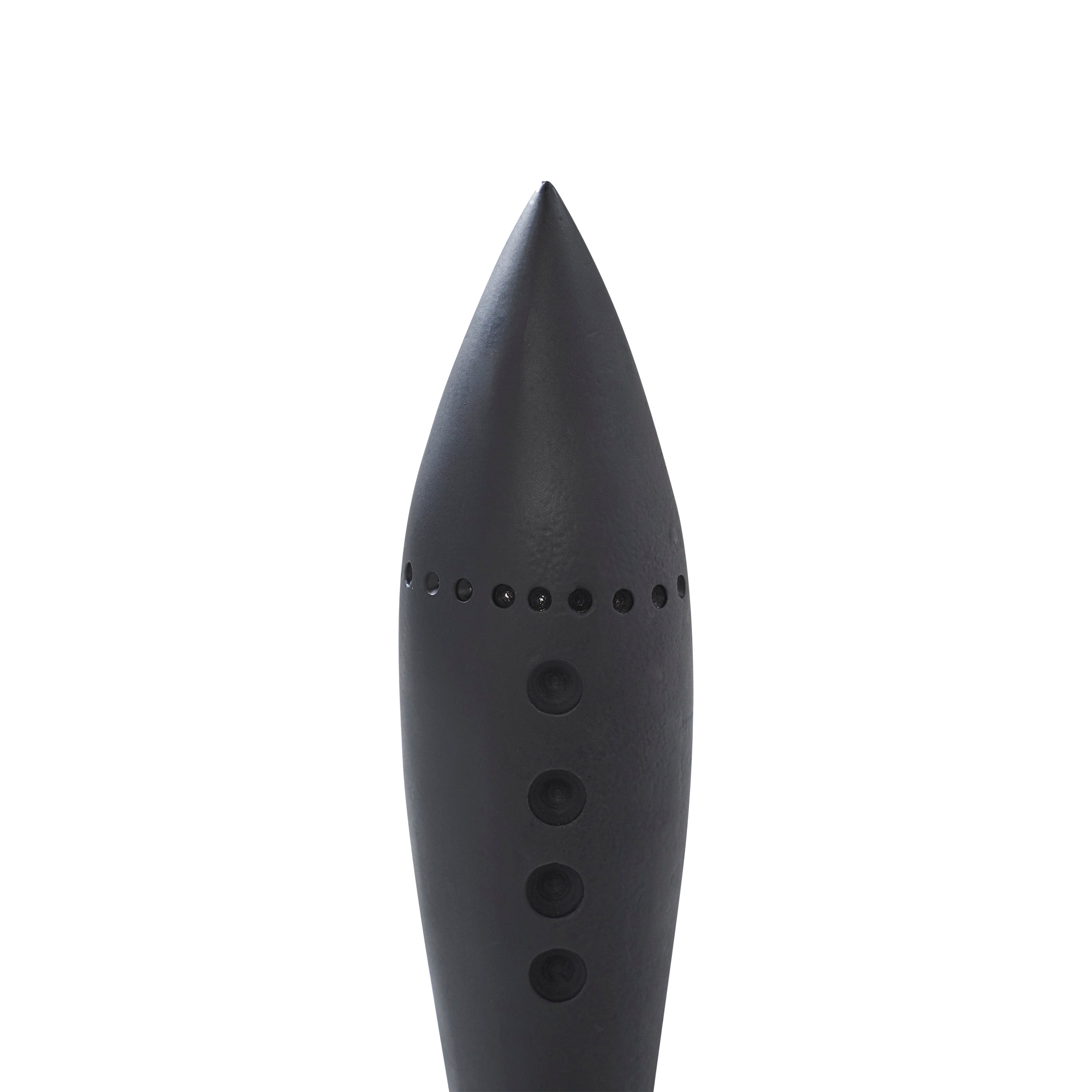 Renwil Rhodes Indoor Cast Aluminum Statue - Matte Black